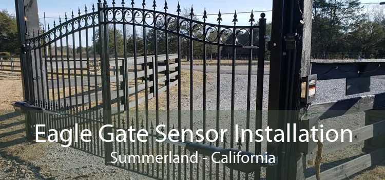 Eagle Gate Sensor Installation Summerland - California