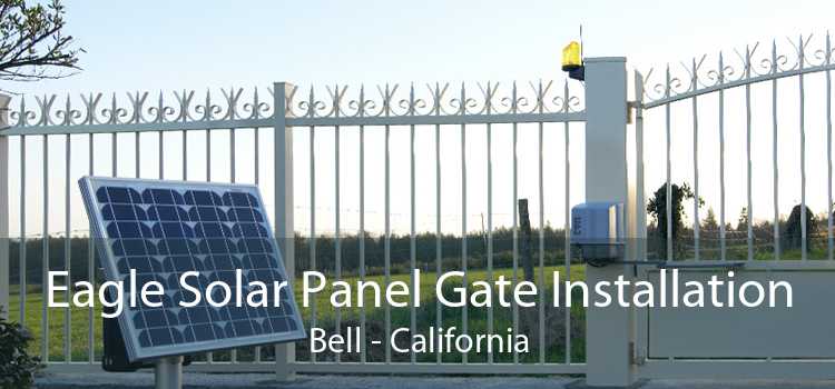 Eagle Solar Panel Gate Installation Bell - California