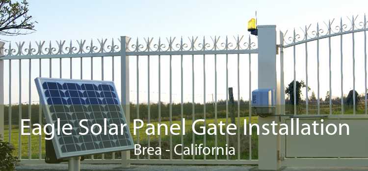 Eagle Solar Panel Gate Installation Brea - California