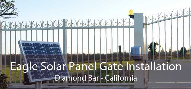 Eagle Solar Panel Gate Installation Diamond Bar - California