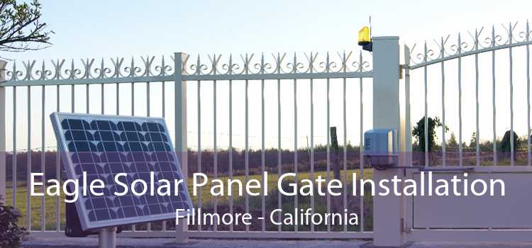 Eagle Solar Panel Gate Installation Fillmore - California