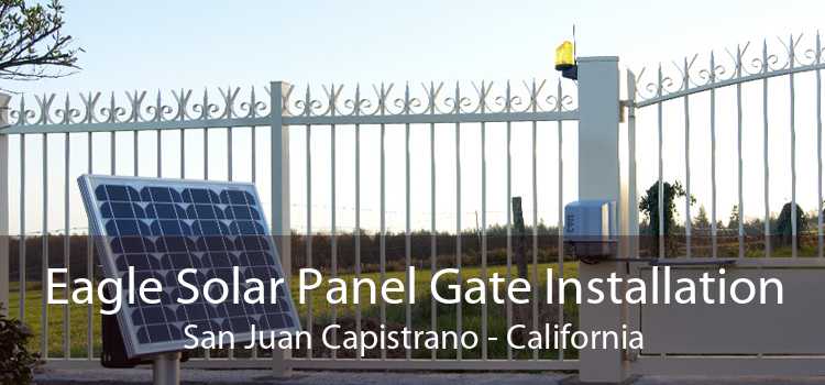 Eagle Solar Panel Gate Installation San Juan Capistrano - California