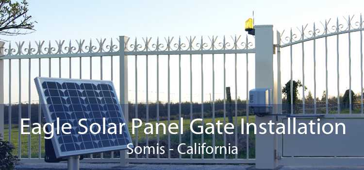 Eagle Solar Panel Gate Installation Somis - California