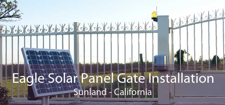 Eagle Solar Panel Gate Installation Sunland - California