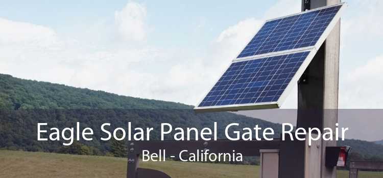 Eagle Solar Panel Gate Repair Bell - California