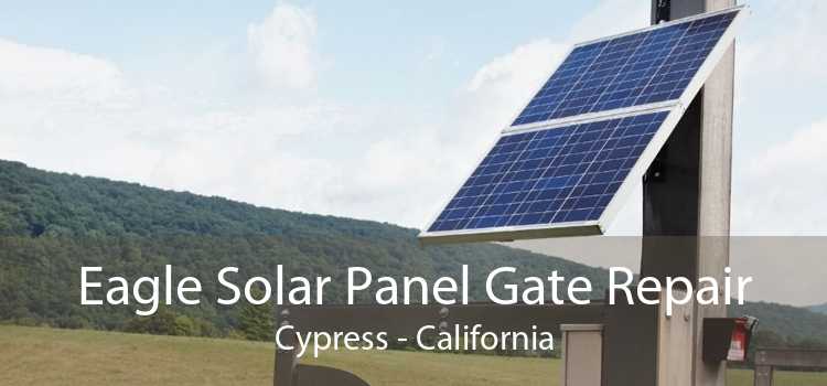 Eagle Solar Panel Gate Repair Cypress - California